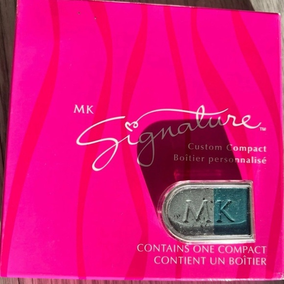 MK Mary Kay Signature Eye Color Duet Jade 886000 Discontinued + Compact - Picture 1 of 2